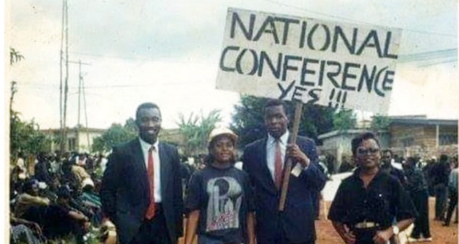 Read more about the article Leader of BCNP campaigning for National Conference in the 1990s in the Cameroons